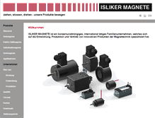 Tablet Screenshot of islikermagnete.ch